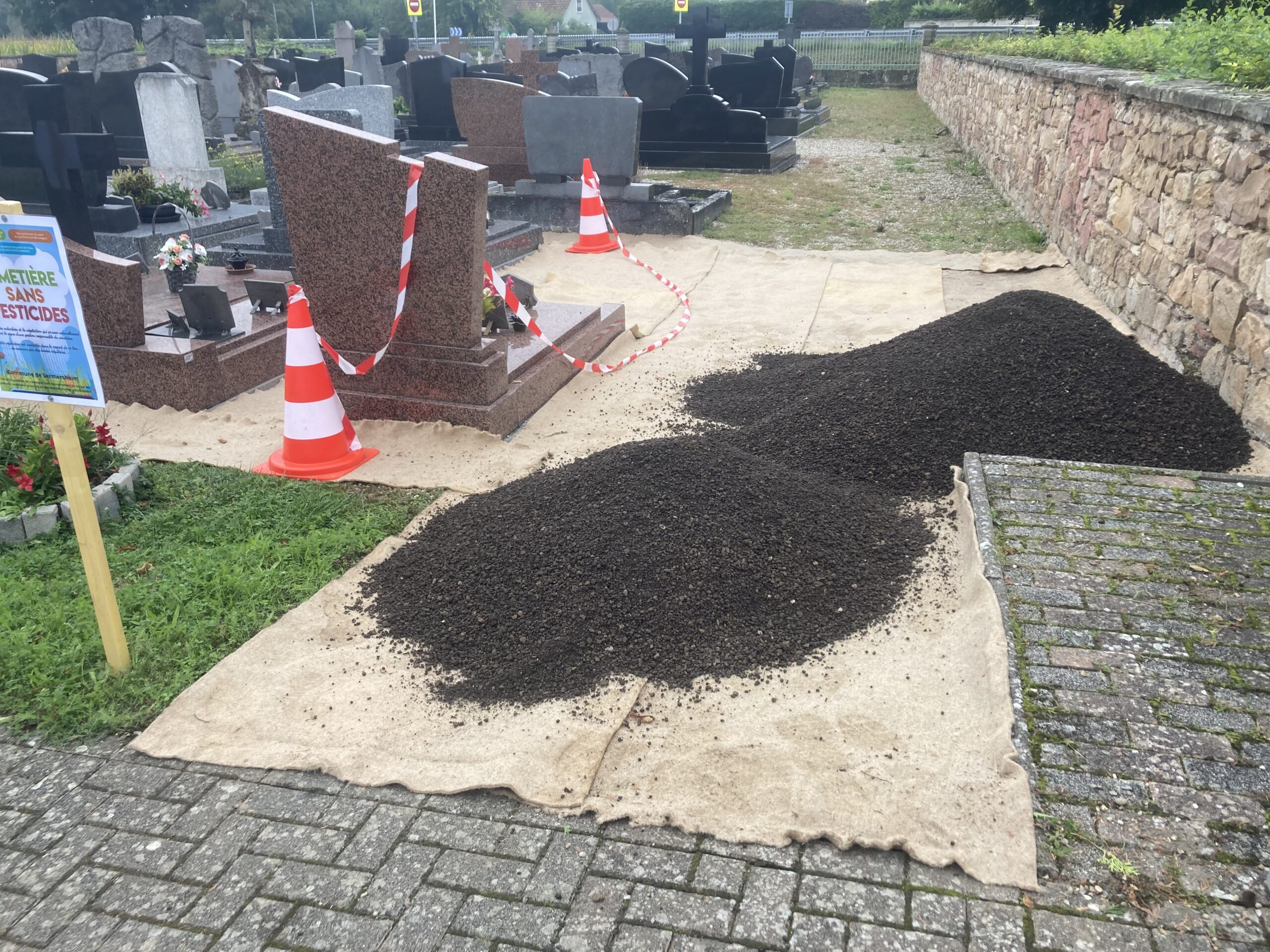 Toile de paillage naturelle et biodégradable: rouleau de 33 m². Grammage: 800 g/m². – Image 4